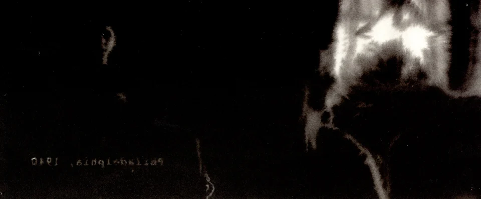 Remember, frame a03. inkjet wet print or ink on paper, 4.25”x10”, 2008. from sequence: meta-noir narratives series 3. Drawing by Patrick Dew.