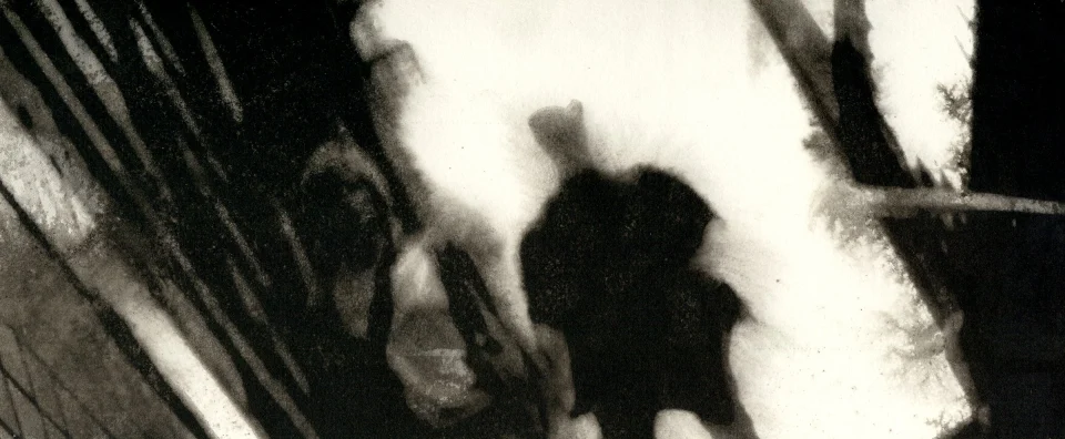 Remember, frame c13. inkjet wet print or ink on paper, 4.25”x10”, 2008. from sequence: meta-noir narratives series 3. Drawing by Patrick Dew.